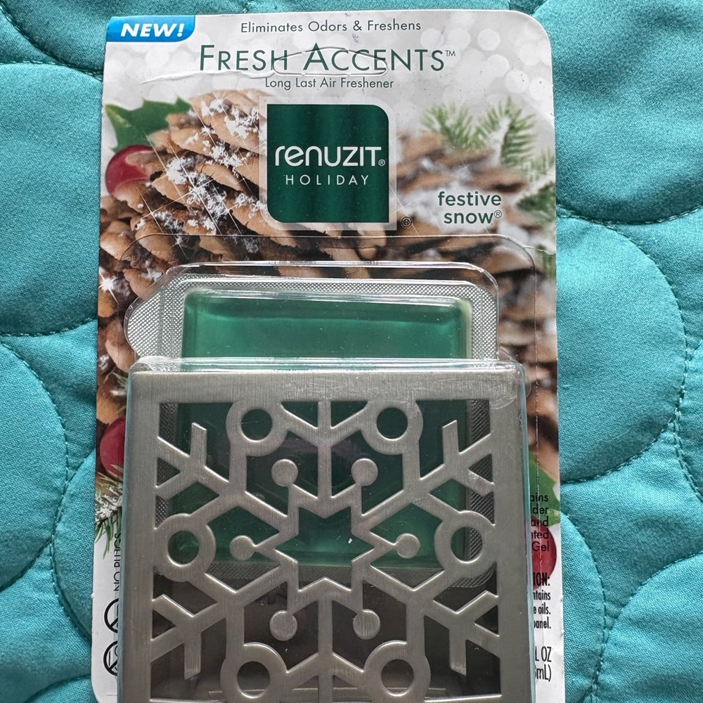 Holiday Fresh Accents Air Freshener - Silver
